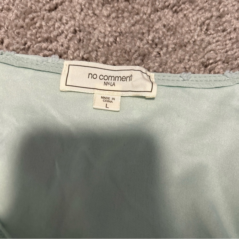 No Comment NY LA Women’s Large Green Dress - Picture 7 of 7